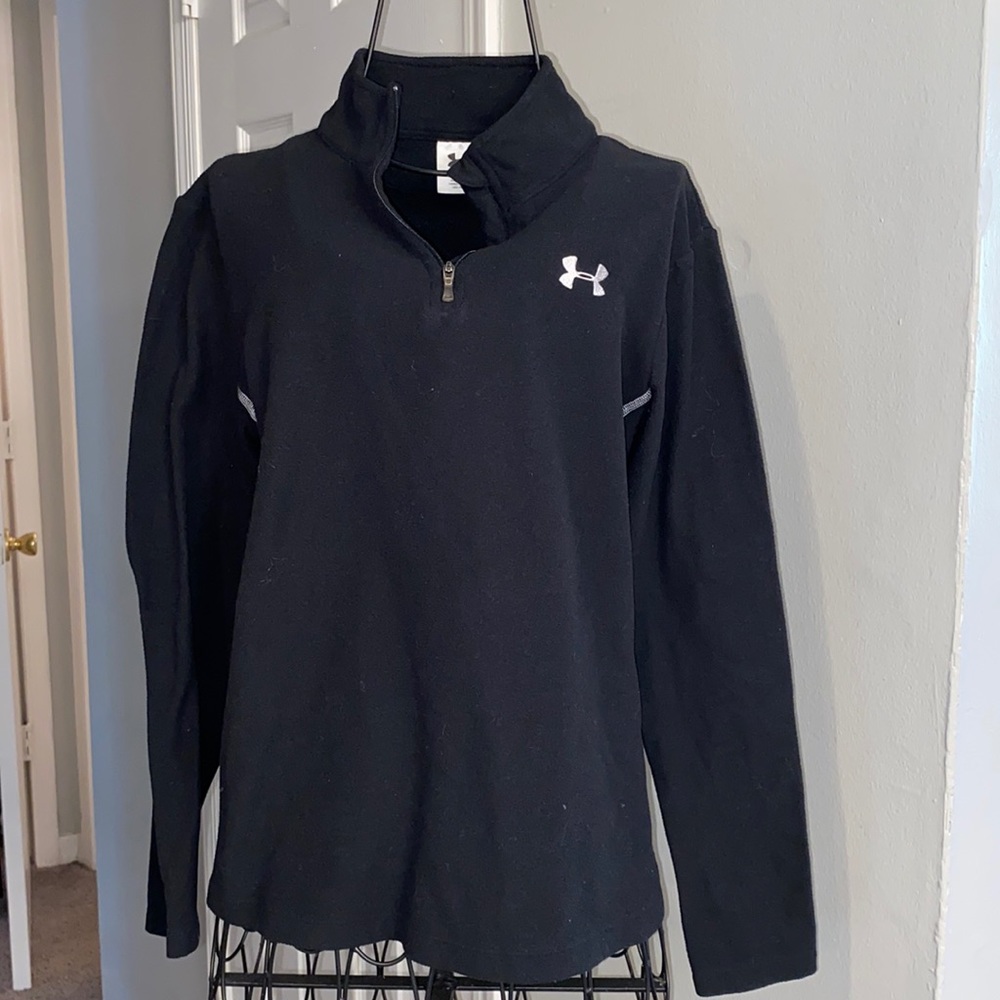 WOMANS UNDER ARMOUR FLEECE BLACK